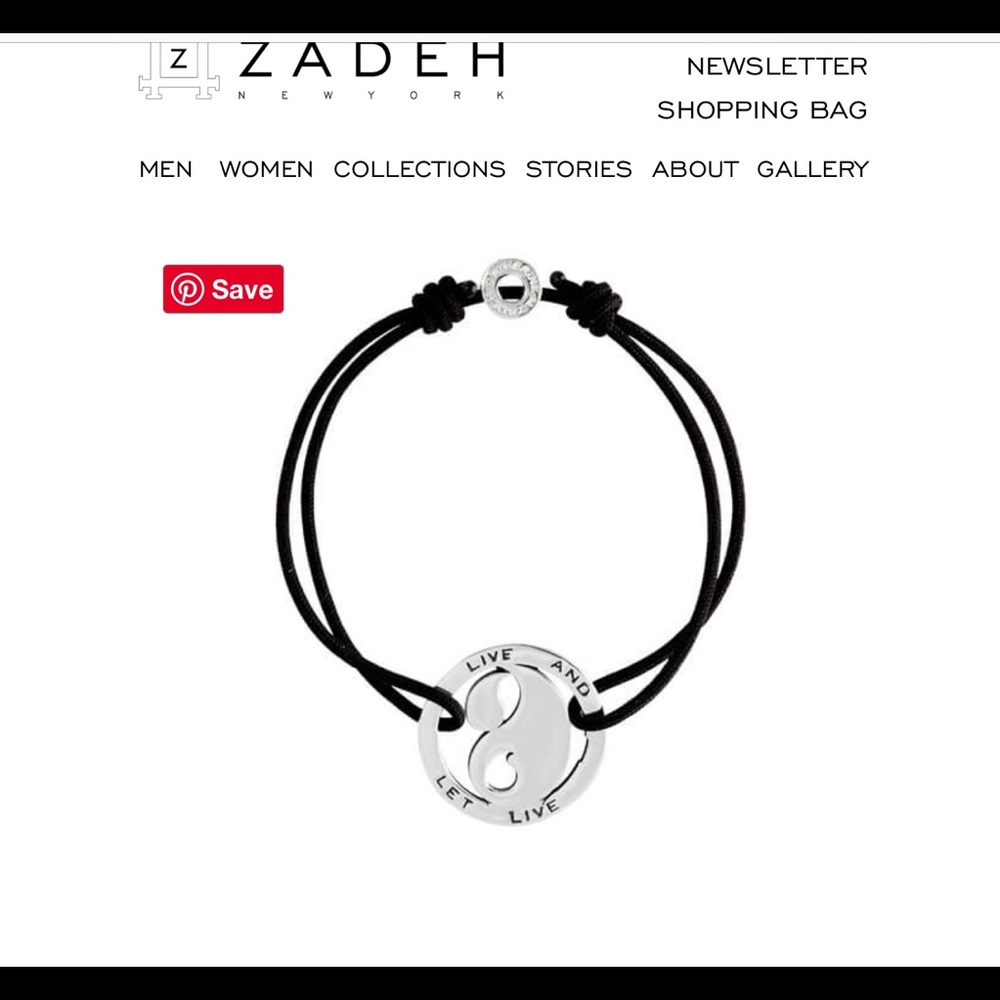 Catherine Zadeh “Live and Let Live” Bracelet